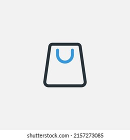 Shopping bag icon sign vector,Symbol, logo illustration for web and mobile