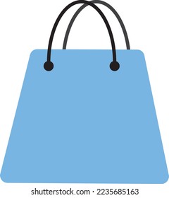 Shopping bag icon. simple line vector icon. 