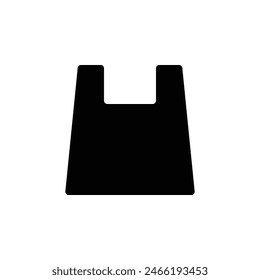 Bolso de la compra icono, diseño simple del Vector.