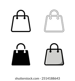 Shopping bag icon stock vector