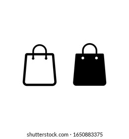 Shopping bag icon suitable for info graphics, websites and print media. Colorful vector, flat icon, clip art.