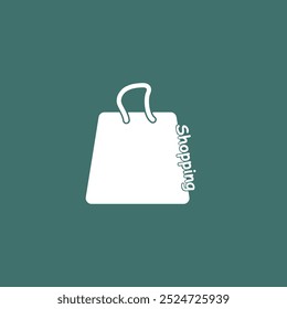 shopping bag icon symbol illustration for commercial use