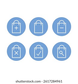 Shopping bag icon symbol. shopping bag, Vector icon