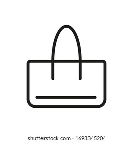 Shopping bag Icon. Symbol of Web Icons for Online Store. Premium Quality