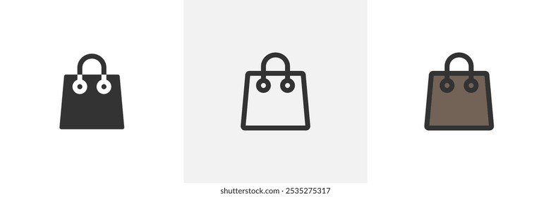Shopping bag icon symbolizing retail and purchasing items