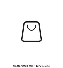 shopping bag icon template