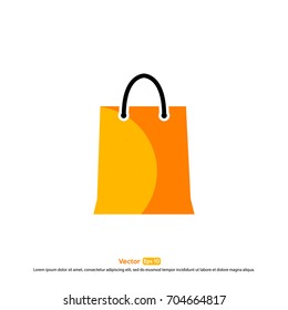 Shopping bag icon template