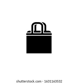 shopping bag icon template. Vector illustration 