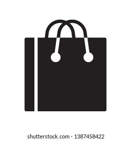 Shopping bag icon in trendy flat style design. Vector graphic illustration. Suitable for website design, logo, app, and ui. Vector file. Pixel perfect. EPS 10.