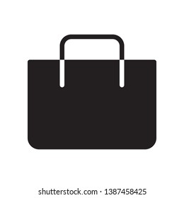 Shopping bag icon in trendy flat style design. Vector graphic illustration. Suitable for website design, logo, app, and ui. Vector file. Pixel perfect. EPS 10.