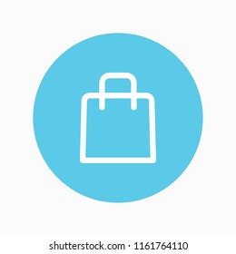 shopping bag icon vector