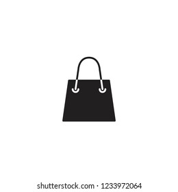 Shopping bag icon vector