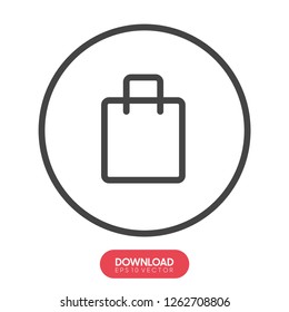 Shopping bag icon - Vector