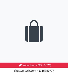 Shopping Bag Icon / Vector