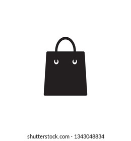 shopping bag icon vector