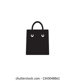 shopping bag icon vector