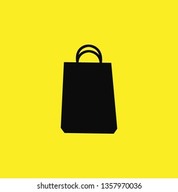 shopping bag icon vector