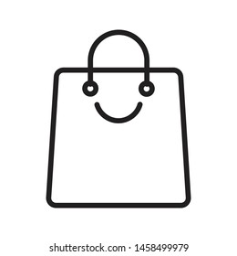 Shopping bag icon vector , Shopping Icon