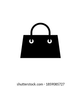 Vector de icono de la bolsa de compras. vector de icono de compra
