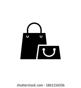 Shopping bag icon vector. shopping icon vector