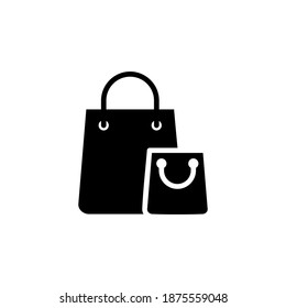 Shopping bag icon vector. shopping icon vector