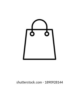 Shopping Bag Icon Vector. Shopping Icon Vector