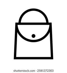 Shopping bag icon. shopping icon vector