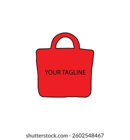 Shopping bag icon vector. shopping icon vector
