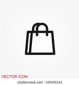 Shopping Bag Icon Vector