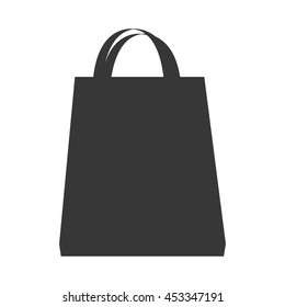shopping bag icon vector advertising buy market