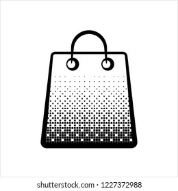 Shopping Bag Icon Vector Art Illustration