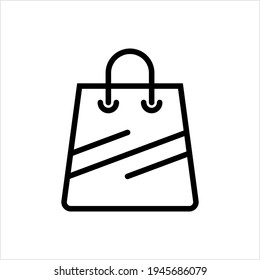 Shopping Bag Icon, Shopping Bag Vector Art Illustration