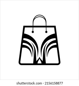 Shopping Bag Icon, Shopping Bag Vector Art Illustration