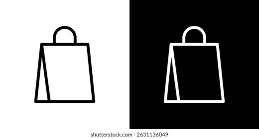 Einkaufstasche Symbol Vektorsammlung. Vektorgrafik
