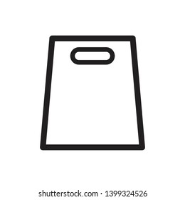 Shopping bag icon vector design template