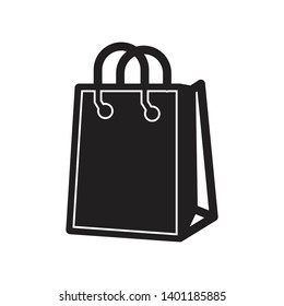 Shopping bag icon vector design template