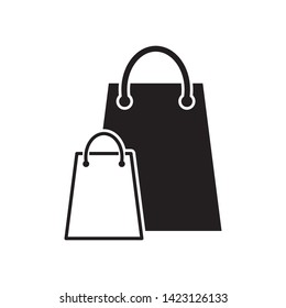 shopping bag icon vector design template