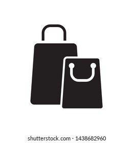 shopping bag icon vector design template