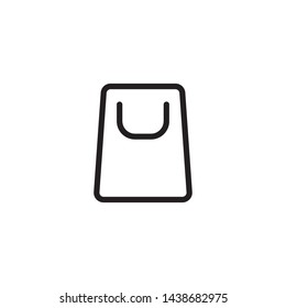 shopping bag icon vector design template