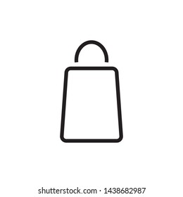 shopping bag icon vector design template