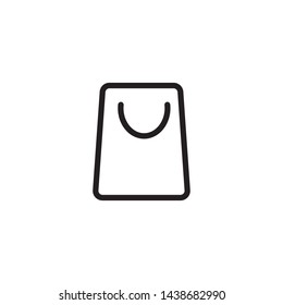 shopping bag icon vector design template
