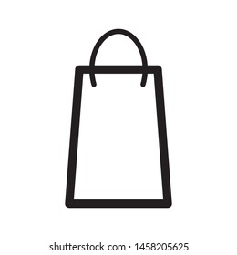 Shopping bag icon vector design template