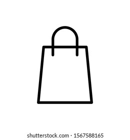 Shopping bag icon vector design