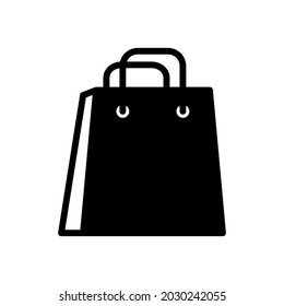 Ilustración de diseño vectorial de icono de bolsa de compras