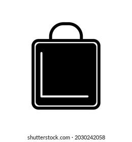 Shopping bag icon vector design illustration