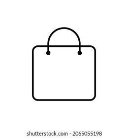 Shopping bag icon. Shopping bag vector icon. Shopping Bag vector icon design for web icon, logo, sign, symbol, app UI