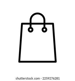 Shopping bag icon vector design template
