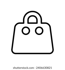 shopping bag icon vector design template