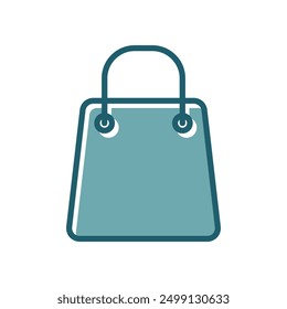 shopping bag icon vector design template simple and clean
