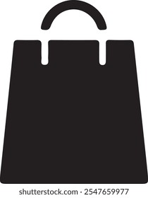 Shopping bag icon. Vector Design Shopping Bag Icon Style